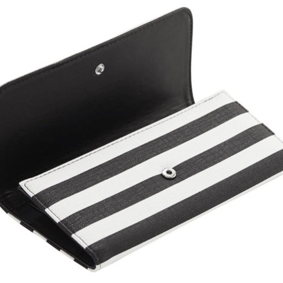 Kut From Kloth  Slim Wallet. Vegan. Black & White. Brand new! - Picture 6 of 7